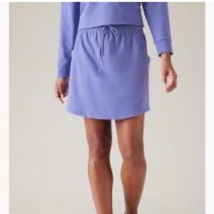 Athleta Lavender Drawstring Mini Skirt